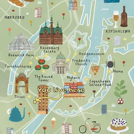 2br Oasis In The Heart Of Cph * Kopenhaga